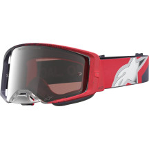 Gafas Supertech Hiten — Rojo, negro, espejo plateado, adulto