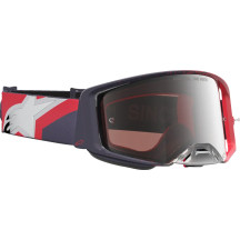 Gafas Supertech Hiten — Rojo, negro, espejo plateado, adulto