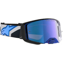 Supertech Hiten Goggle — Vented, Mirrored Lens, Compatible with Roll-Offs, Tear-Offs