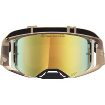 Gafas Supertech Lone — Tan, Mirror Gold, Adulto, Unisex