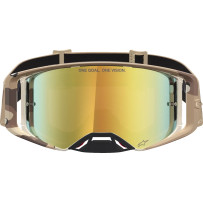 Supertech Lone Goggles — Tan, Mirror Gold, Adult, Unisex