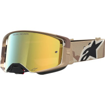 Gafas Supertech Lone — Tan, Mirror Gold, Adulto, Unisex