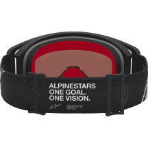 Alpinestars Supertech Vesta Goggles — Silver, Black, Matte, Mirrored Lens