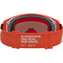 Supertech Vesta Goggle — Orange, Silver, Mirrored Lens