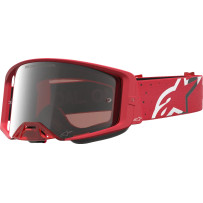 Alpinestars Supertech Vesta Goggle — Silver Mirror, Chrome, Fluo Red