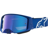 Supertech Vesta Goggle — Vented, Mirrored Lens, Blue, White