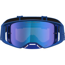 Supertech Vesta Goggle — Vented, Mirrored Lens, Blue, White