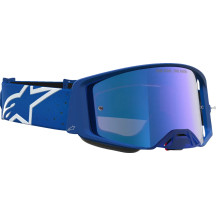 Supertech Vesta Goggle — Vented, Mirrored Lens, Blue, White