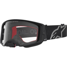 Supertech Vesta Goggle — Clear Lens, Vented, Matte Silver/Black