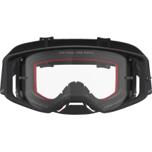 Supertech Vesta Goggle — Clear Lens, Vented, Matte Silver/Black