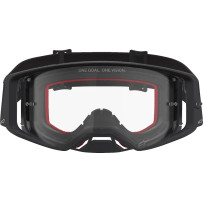 Supertech Vesta Goggle — Clear Lens, Vented, Matte Silver/Black