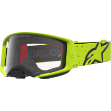 Alpinestars Supertech Vesta Goggle — Vented, Clear Lens, Black/Fluorescent Yellow