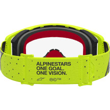 Alpinestars Supertech Vesta Goggle — Vented, Clear Lens, Black/Fluorescent Yellow