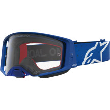 Supertech Vesta Goggle — Vented, Clear Lens, White, Blue
