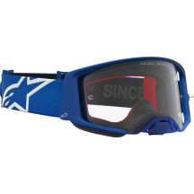 Supertech Vesta Goggle — Vented, Clear Lens, White, Blue