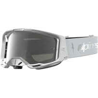 Vision 8 Amber Goggle — Silver, White, Mirrored Lens