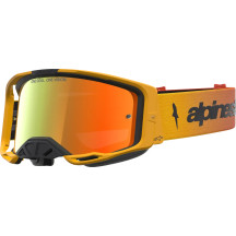 Vision 8 Amber Goggle — Vented, Mirrored Lens, Adult