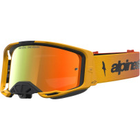 Vision 8 Amber Goggle — Vented, Mirrored Lens, Adult