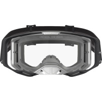 Vision 8 Amber Goggle — Clear Lens, Black, Silver