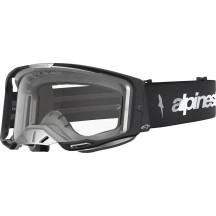 Gafas Vision 8 Amber — lente transparente, negro, plata