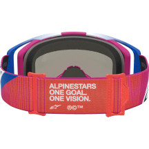 Alpinestars Vision 8 Maven Goggle — Red Mirror, Vented, Adult, Unisex