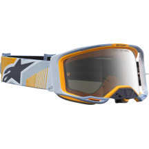 Gafas Vision 8 Maven — naranja, gris, azul polvoriento, espejo plateado