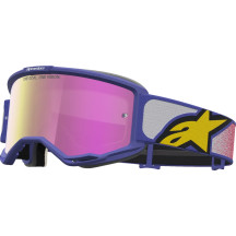Vision 5 Drag Goggle — Purple, Red, Pink Mirror, Vented, Adult