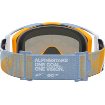 Gafas Vision 8 Maven — naranja, gris, azul polvoriento, espejo plateado