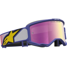 Vision 5 Drag Goggle — Purple, Red, Pink Mirror, Vented, Adult
