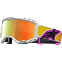 Gafas Vision 5 Drag — Adulto, Blanco, Rojo, Naranja, lente espejada