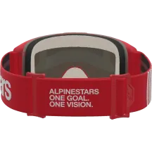 Gafas Vision 5 Hone — Lente espejada, blanco/rojo