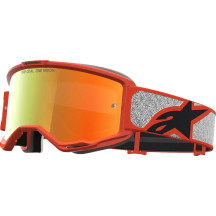 Vision 5 Rora Goggle — Orange, Silver, Mirrored Lens