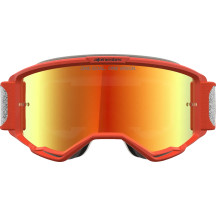 Vision 5 Rora Goggle — Orange, Silver, Mirrored Lens