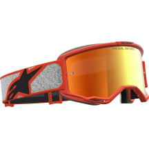 Vision 5 Rora Goggle — Orange, Silver, Mirrored Lens