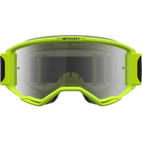 Gafas Alpinestars Vision 5 Rora — Adulto, Negro/Amarillo Flúor, lente espejo plateada