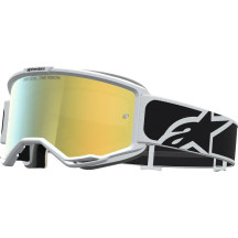 Vision 5 Rora Goggle — White, Black, Gold Mirror, Adult