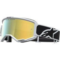 Gafas Vision 5 Rora — Blanco, Negro, Espejo Dorado, Adulto