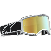 Vision 5 Rora Goggle — White, Black, Gold Mirror, Adult