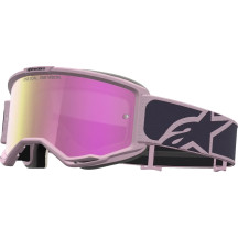 Alpinestars Vision 5 Rora Goggle — Adult, Pink, Black, Mirror Lens