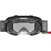 Gafa Vision 8 Amber Roll-Off — lente transparente, Roll-Off, plateado, negro