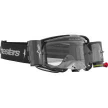 Gafa Vision 8 Amber Roll-Off — lente transparente, Roll-Off, plateado, negro