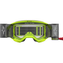 Vision 5 Rora Roll-Off Goggle — Clear Lens, Black, Fluo Yellow