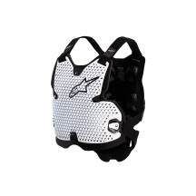 Bionic Action V2 Chest Protector — M/L, Black, White