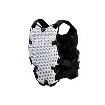 Bionic Action V2 Chest Protector — M/L, Black, White