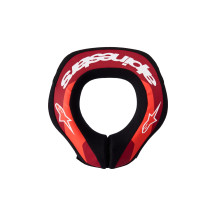 Youth Sequence Neckroll — S/M, Youth, Red Fluo, Metallic Red, White