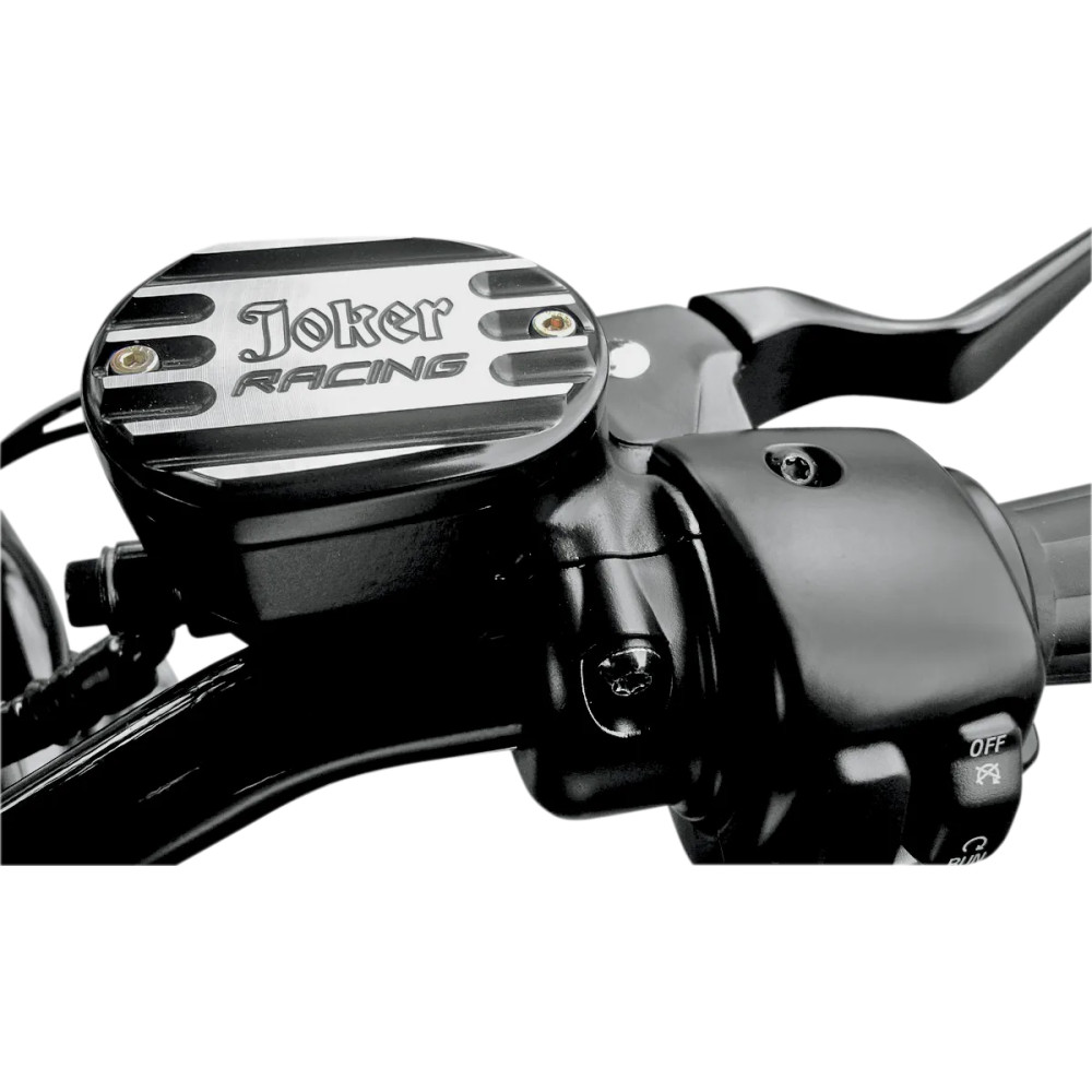 Front Brake Master Cylinder Cover — Black Anodized