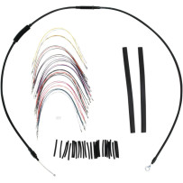 Kit completo de cables/líneas de vinilo negro para Ape Hangers — 33 cm (13"), Ape Hanger, Negro