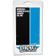 Universal Stainless Steel Braided Oil Line — 11/32" ID, 13" length, 1/8" NPT, Chrome