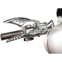 Racing Hand Levers — Brake & Clutch, Chrome finish, Pair