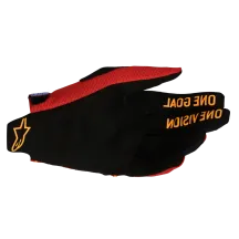 Radar Pro Gloves — Men’s, S, Red/Cyan/Black, Short Cuff